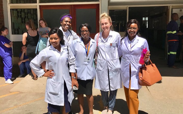 worktheworld's tweet photo. During her #nursingelective in Ghana, Emma was inspired to step things up and tackle a degree in medicine. We spoke to Emma to find out how it all happened and where she is now. Read Emma’s story on the blog: https://t.co/av2dIablIh https://t.co/JqOWOdDqlI