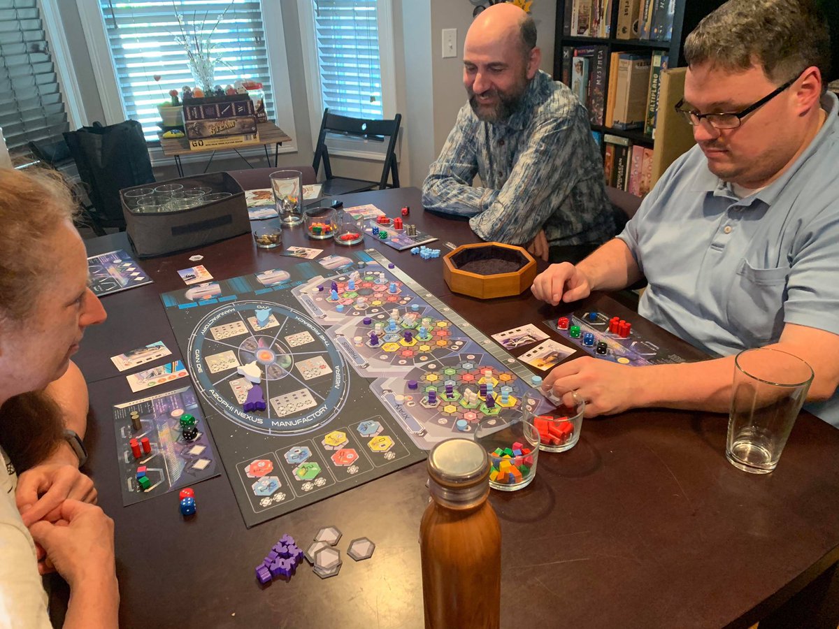 HeavyCardboard's tweet photo. Playing #BetaColony from @riograndegames at #GameDay at HCHQ: A Photo Series.

😊 This looks interesting.

😃 Having so much fun!

🤔 Mistakes have been made!!

#PlanBetter #PlayAllTheGames #PlayHeavy

Coming soon to the @HeavyCardboard YouTube Channel 🐘 https://t.co/ykFqfVEWy4