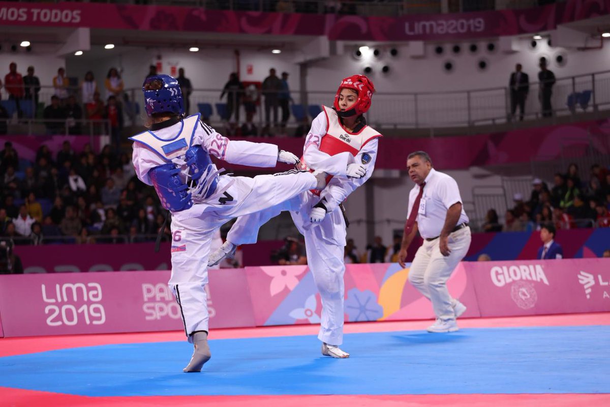 Pandeportes's tweet photo. Taekwondo -57kg

Carolena Carstens @CarolenaPanama vence por abultamiento a la mexicana Fabiola Villegas 35-15 y clasifica a semifinales
Su rival será la estadounidense Anastaija Zolotic
El combate será hoy a las 4:55p. m. @COlimpicoPanama @Lima2019Juegos #Lima2019 #Pandeportes https://t.co/Tpi7DUetMh