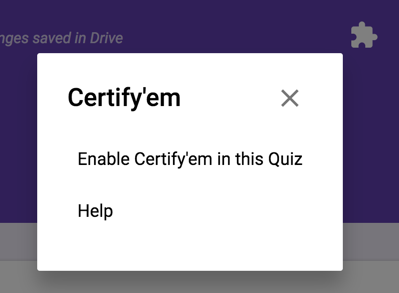 I am using the #googleForms Certify'em add on to make a certificate when the respondent passes the quiz. 

certifyem.com/try-it-now    #googleEDU