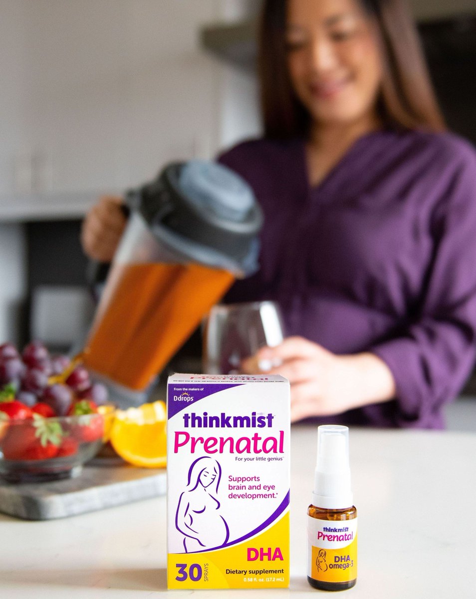 Ddrops's tweet photo. Today's #MomHack: spray your daily prenatal #DHA into your favourite healthy snack. https://t.co/ItvIoyQzUi