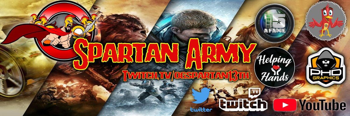 SpartanArmy13th's tweet photo. What is up my peeps it’s yo boii @ogspartan13 and I want to extend an invite to all those #AmazingStreamers /#contentcreators and #IndieGameDev to come on down and #JointheSpartanArmy /The key to growth is support and that’s what we do down in the #SpartanArmy #SpartanArmySupport https://t.co/HGuRugEH6U