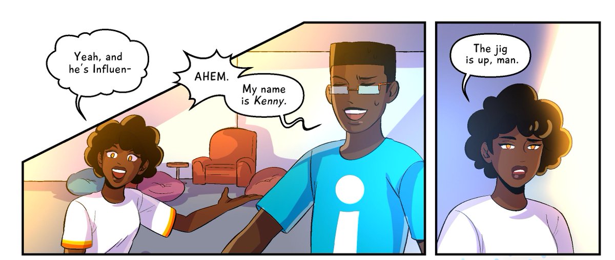 He sure is committed to the whole "secret identity" thing, but Iris is not having it. With the Seer wreaking havoc in the Overworld, the time for games is up! https://t.co/jB1Obip4bz #educomix #libcomix #readgraphic #disrupttexts #diversekidlit #edchat #socialemotionallearning