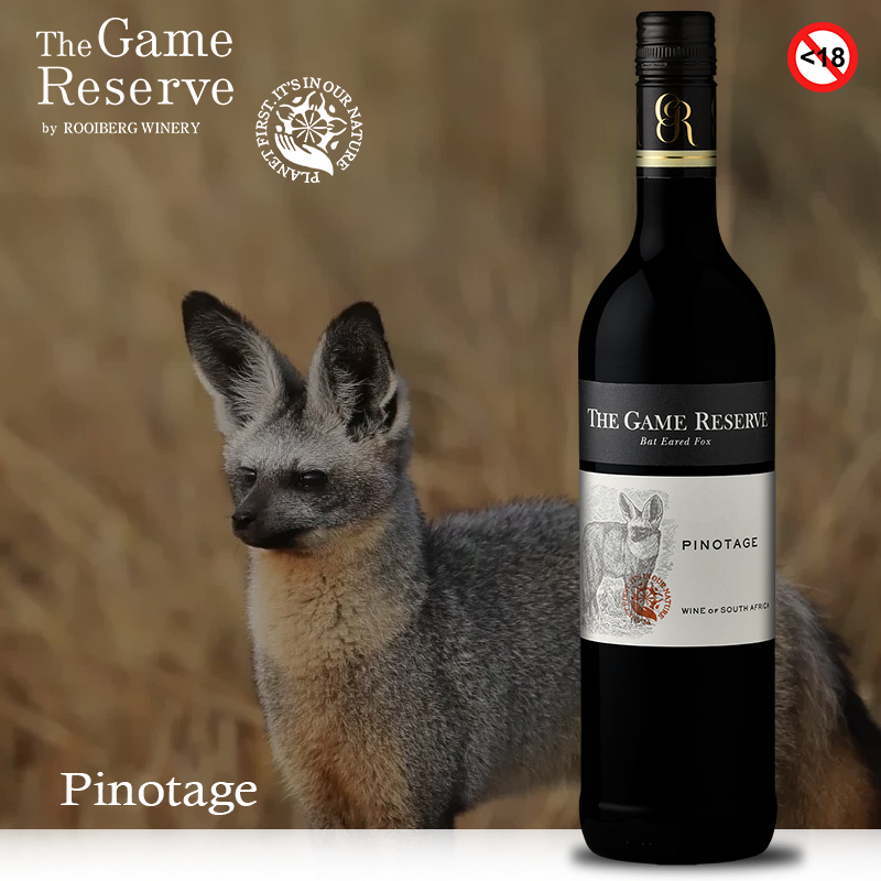 RooibergWines's tweet photo. Help us in supporting the conservation of the unique Bat Eared Fox when you purchase Pinotage from the Game Reserve Range, brought to you by Rooiberg Wines. #wineswithacause #rooibergwines #itsinournature @WildernessFdnSA 
https://t.co/BWPIzHVbar https://t.co/8QdcLFOIaa