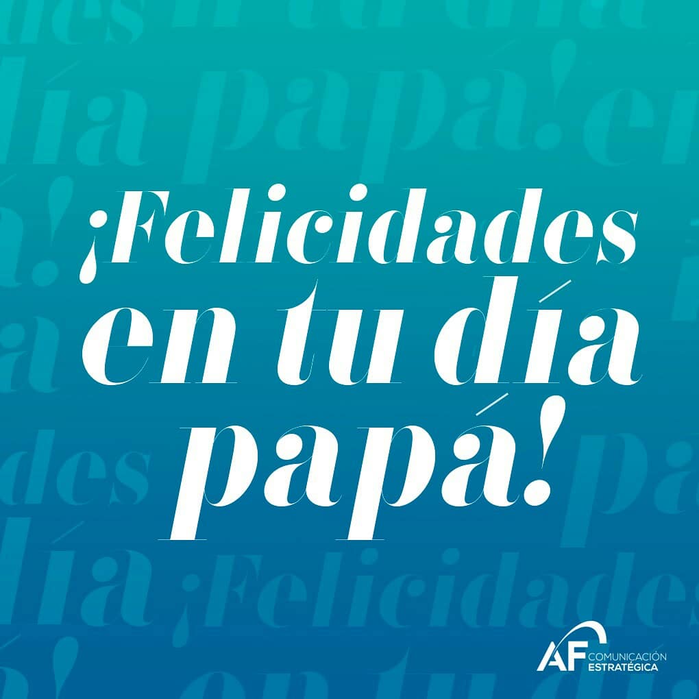 AFComunicacion's tweet photo. Papá es: protección, apoyo, seguridad, un ejemplo a seguir, amor incondicional. ¡Felicidades en tu día papá! #diadelpadre #padres #papá #afcomunicacionestrategica #afcomunicacion #AFCE https://t.co/6UEeIqCEJq
