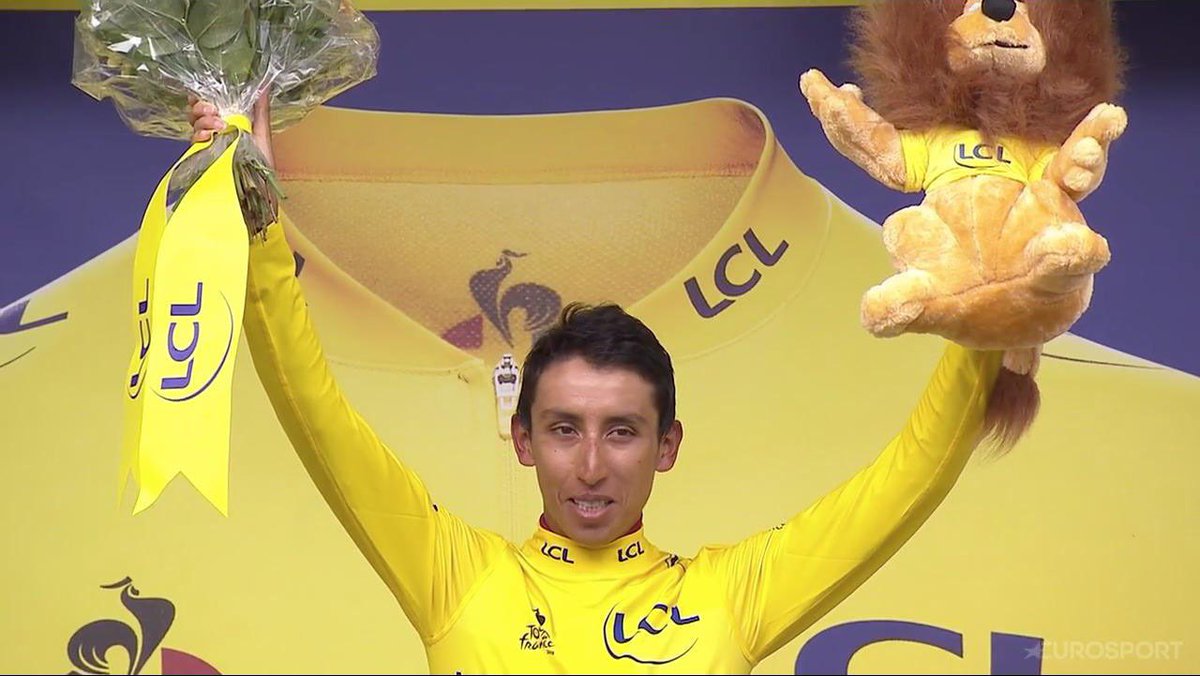 FCFSeleccionCol's tweet photo. Felicitaciones a @EganBernal y a la @fedeciclismocol por el título en @letour, un hecho histórico para nuestro país. Gracias por enaltecer el deporte colombiano, estamos orgullosos de este gran logro. 🇨🇴🚴‍♂🏆🥇 https://t.co/FBZ8oHwlp0 https://t.co/LznnS8qflR