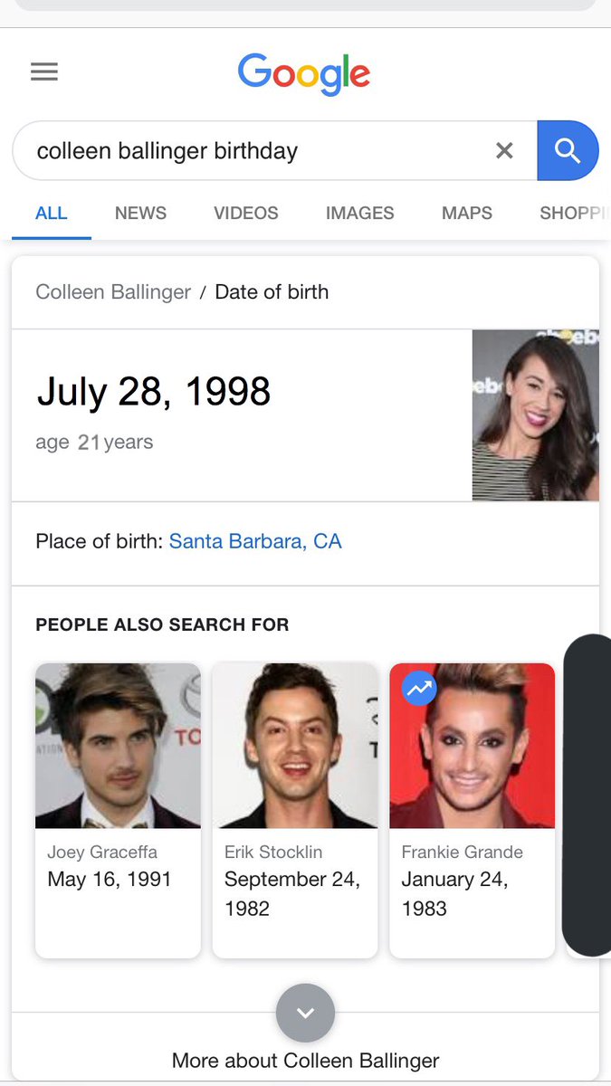 rachmossy's tweet photo. for all of you saying it’s not colleen’s 21st bday today😤😤 bish i have proof. https://t.co/0dVmRVlmjB