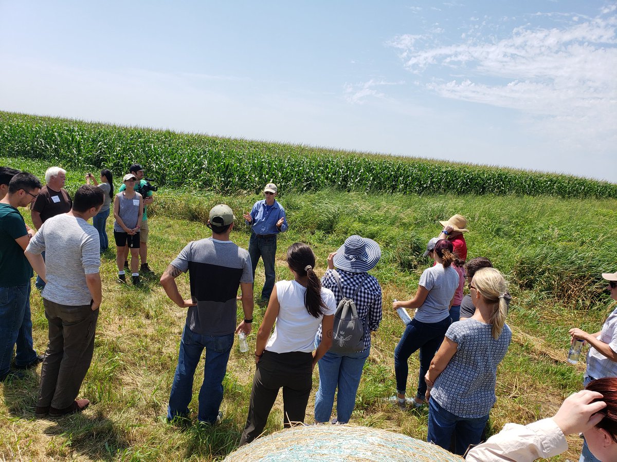 DrAshleyStClair's tweet photo. Thank you Mr. Guthrie for your great talk about the importance of @prairiestrips and the wonderful results you've seen on your farm in IA at #IPM4Bees. https://t.co/OYIR4jGVKQ