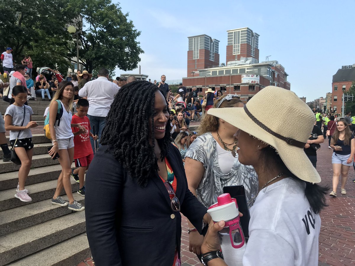 RepPressley's tweet image. Wonderful afternoon in community with our Puerto Rican brothers and sisters at the #Boston Puerto Rican festival yesterday. Inspiring celebration of the vibrant Puerto Rican culture and the future of the beautiful island of #PuertoRico! #MA7
