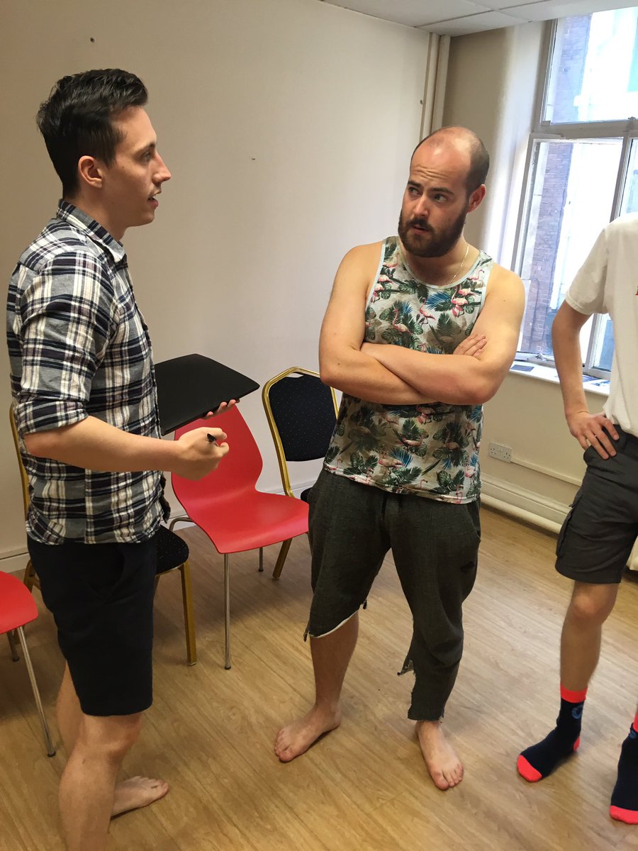 One final read through before show day! Here’s some more rehearsal photos of inside Cell 692, so excited to show everyone Regenerate Waste Systems and the three lovely volunteers affected by the company. Grab your tickets now from manchesterfringe.eventotron.com/?event=38271 <a href="/SalfordArts/">Salford Arts Theatre</a>  <a href="/GMFringe/">Greater Manchester Fringe</a>