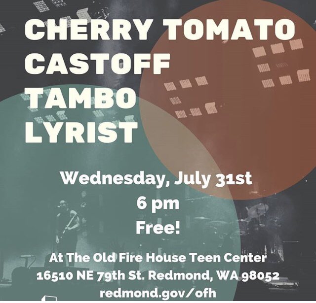 Free show at <a href="/oldfirehouse/">OldFireHouse Redmond</a> this Wednesday!!