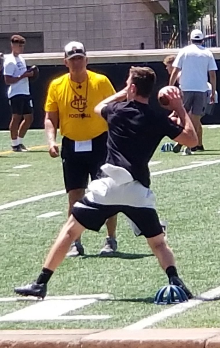 Thank you Coach @M_Donnelly21 for having me out to your campus and showing me around. As well as Coach <a href="/RussMartin13/">Russ Martin</a> for coaching me up <a href="/CMUMavsFootball/">Colorado Mesa Football</a> skills camp!