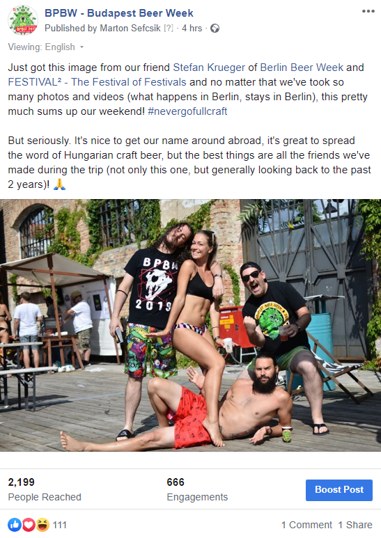 Budapest Beer Week tweet media
