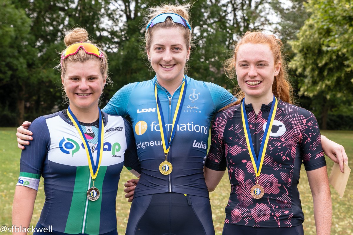Result of the <a href="/BerkhamstedCC/">Berkhamsted Cycling Club</a> Womens Road Race:

🥇@KJMiddz / <a href="/CycleTeamLDN/">Team Hutchinson-Brother UK</a> 
🥈<a href="/FrankieHall04/">Frankie Hall</a> / <a href="/CyclingDap/">DAP Cycling Club</a> 
🥉Lucy Lee / <a href="/UOBathCycling/">Uni of Bath Cycling</a>
.
1st and 2nd Prem <a href="/FrancescaCutts/">Fran Cutts</a> / <a href="/CycleTeamLDN/">Team Hutchinson-Brother UK</a>
.
#womencycling #cyclingphotos #roadracing #nicemedals