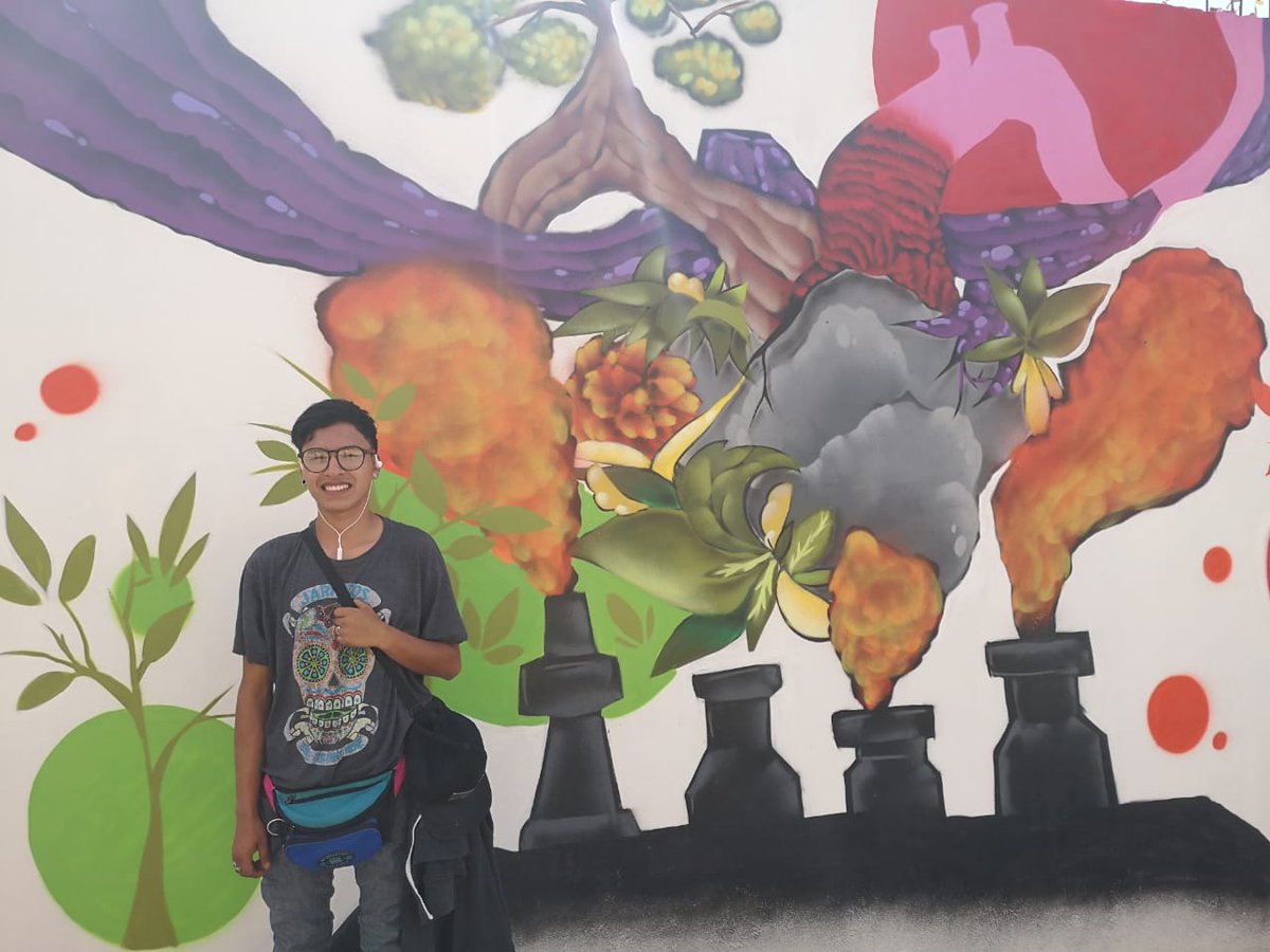 InguatPrensa's tweet photo. Como parte del proyecto de #INGUAT "Arte y Turismo, un País  con Más Color", se realizaron murales en Estanzuela, Zacapa, alusivos al cuidado del medio ambiente, logrando así, se puedan trasmitir mensajes que contribuyan a cuidar los recursos naturales 
#COMEX #BienHecho https://t.co/BEyiUfdGOz