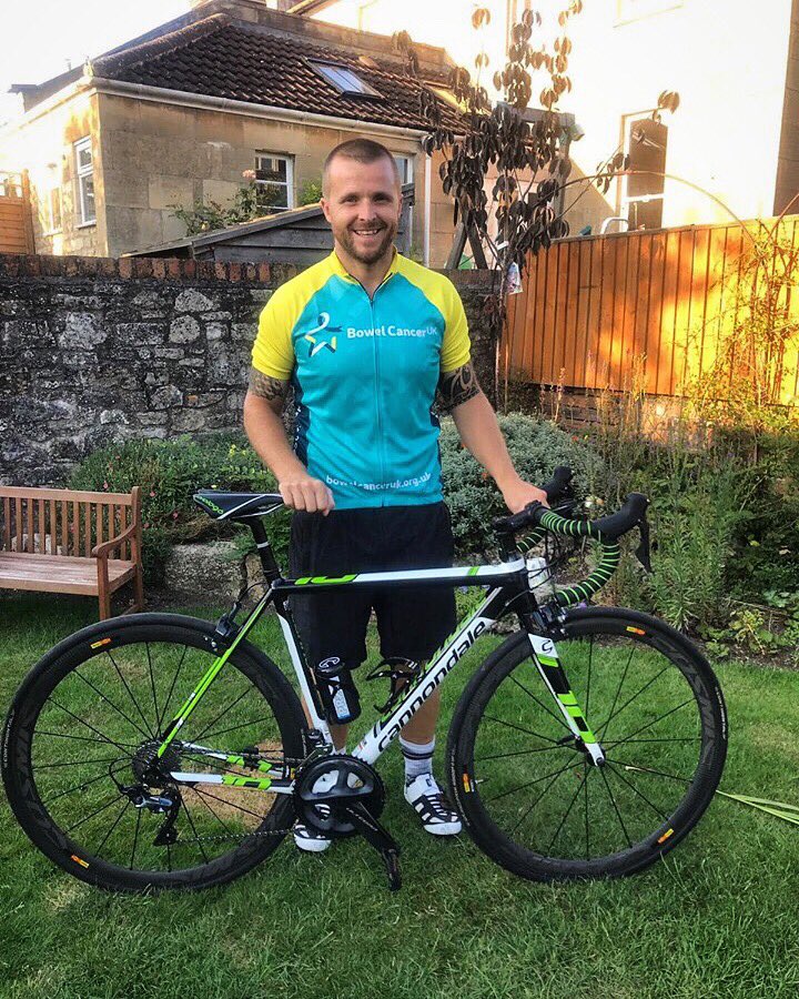 The_B_Movement's tweet photo. In true @letourdefrance spirit, just one week until Matt takes on 100 miles in @ridelondon to raise money for @bowelcanceruk Follow the link here to throw him some ♥️ and support for the day! We will keep you updated on his progress! 🚵🏼‍♂️💨 https://t.co/uOHPULSj3E https://t.co/usRP1DU959