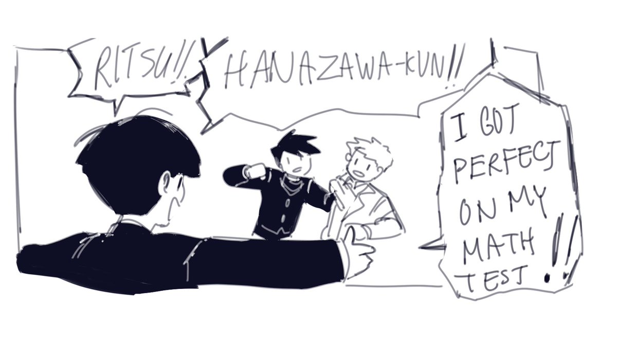 mob psycho 100 except the only 100% mob gets is for his math test
#mobpsycho100 #モブサイコ100