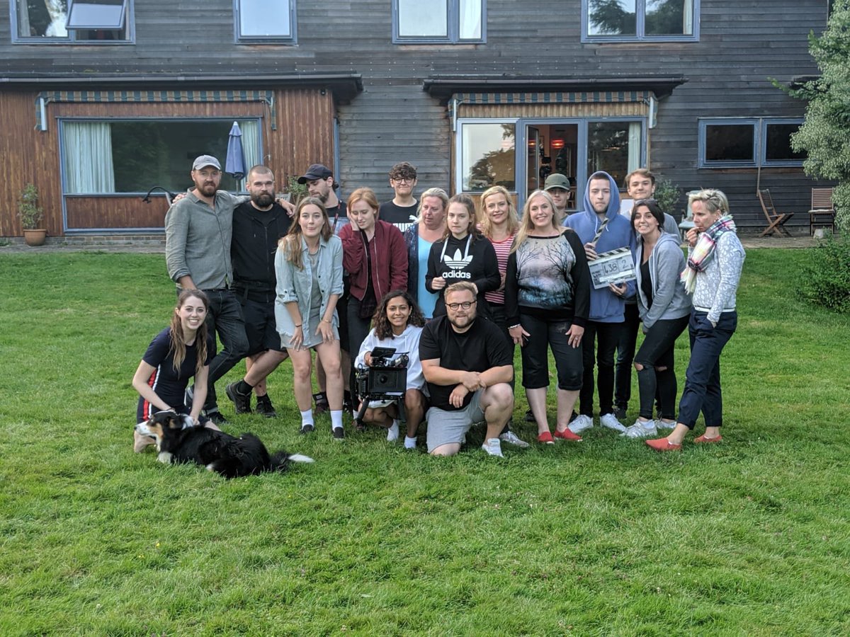 VeronicaCaddick's tweet photo. @RetreatFeature film is wrapped!!! What an amazing experience -A massive thank you @ChrisKNewberry for casting me as Candice!! So loved every minute...💕Congrats to all wonderful cast &amp; crew, so so lovely to meet you all ❤️!! #so blessed #indiefilm #celebration #itsawrap https://t.co/aG5PDACbsg