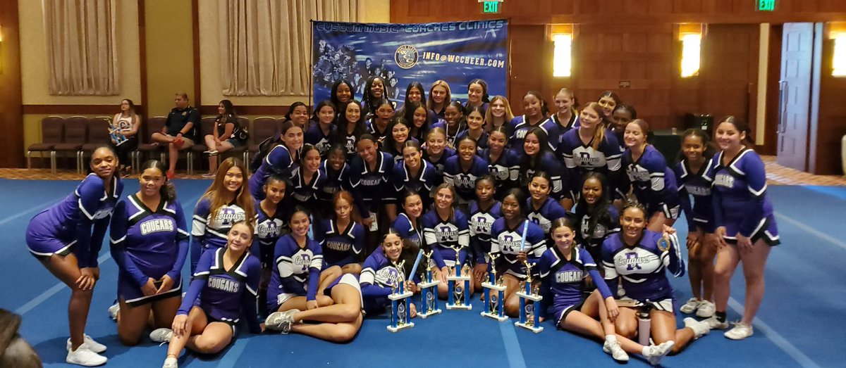 RCHS Cheer taking home some awards from cheer camp! A couple 1st place finishes in there!💜👐