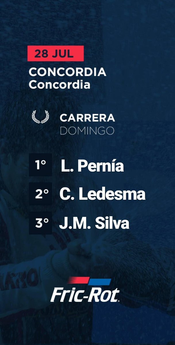 fricrot's tweet photo. 🎉 Triunfo de @leonelpernia en #TCenConcordia 👏. Sumamos un gran resultado junto a él y también con el campeón @AgustinCanapino, quien pudo avanzar hasta el P4 y quedó a un pasito del podio. Gran fin de semana para nuestros pilotos 👍!!!. https://t.co/j05rJqv1Ly