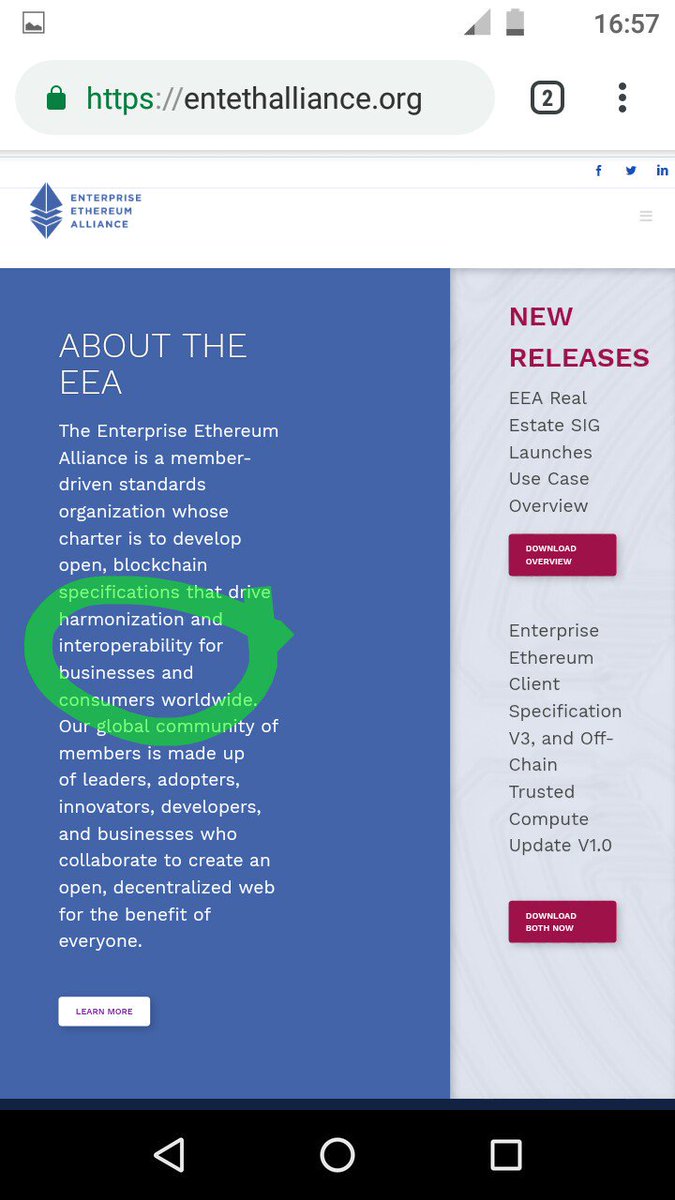 RedShirtBear's tweet image. Enterprise Ethereum Alliance 😉

Aion Network 🇨🇦

entethalliance.org

#RunAVM
#java #dev #developer 
$Eth $Aion $Btc $dot $atom$Ada
#Bitcoin #Ethereum #Blockchain interoperability
