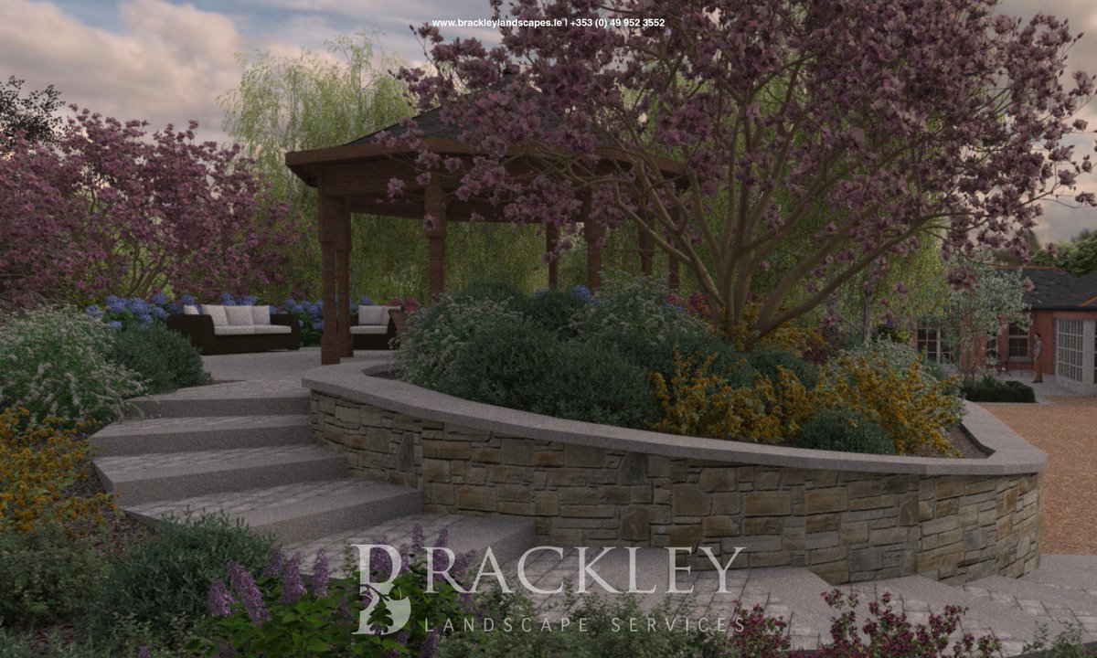 Brackleyscapes's tweet photo. Here's a quick snap from one of our recent 3D designs, a hidden sheltered space to relax in! #landscape #design #build #project #home #improvement https://t.co/1eSkKXRVMT