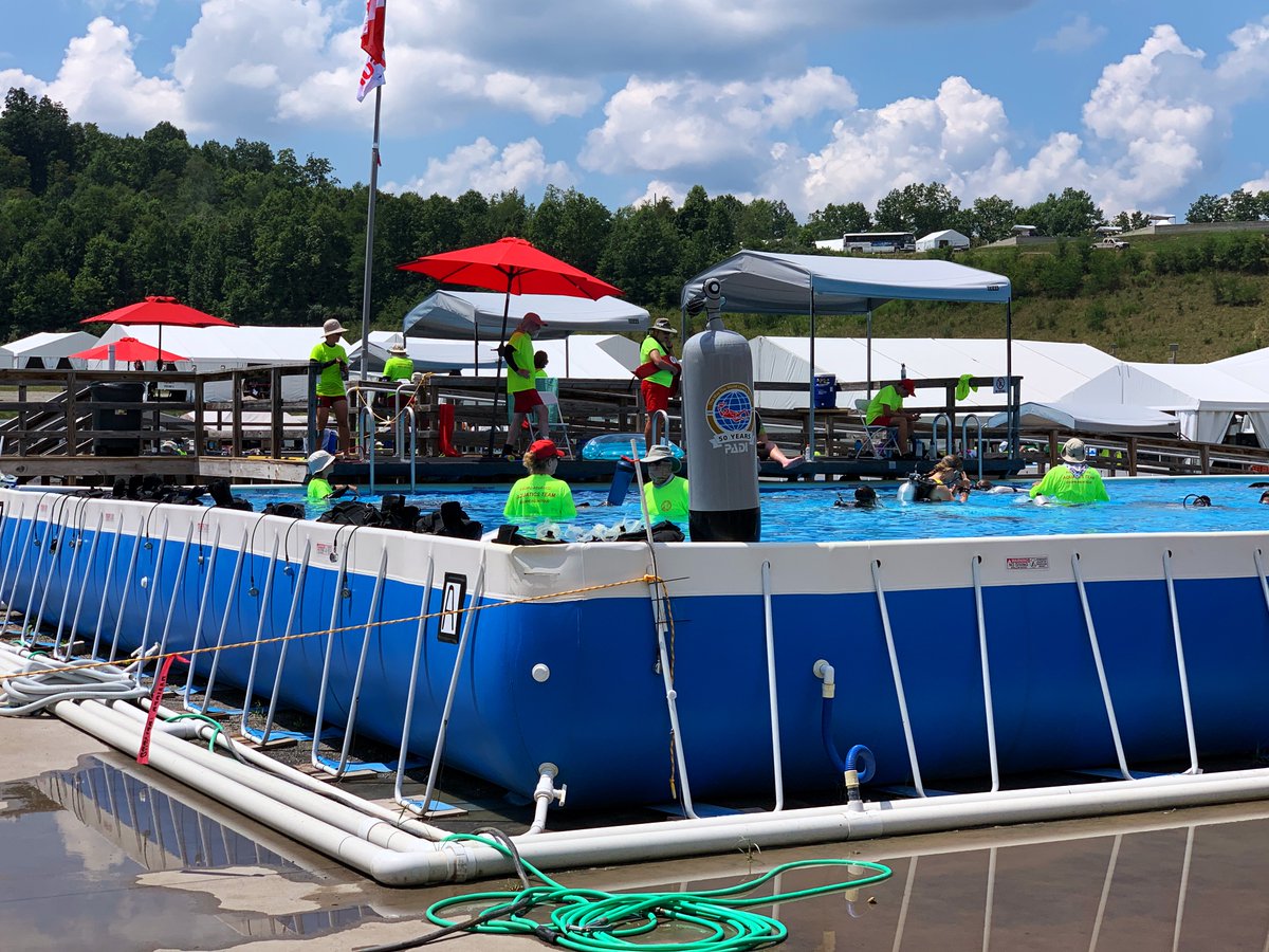 2019_wsj's tweet photo. When it's hot weather, water activities are the best! One of the most popular activities at the #ScoutJamboree is scuba diving. We definitely recommend! https://t.co/XpdMILD4hU