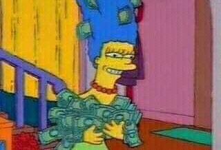 RT a esta Marge de la suerte y mañana mismo serás millonario🤑