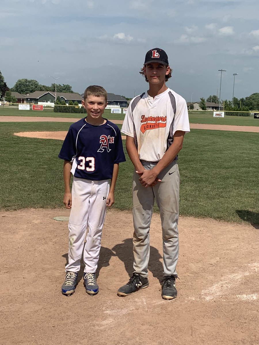 13uOvr's tweet image. Game final Eau Claire 11 Logansport 7. Players of the game are Izak Mock and Keller Smith. Eau Claire will play Janesville in the championship game at 4:00.