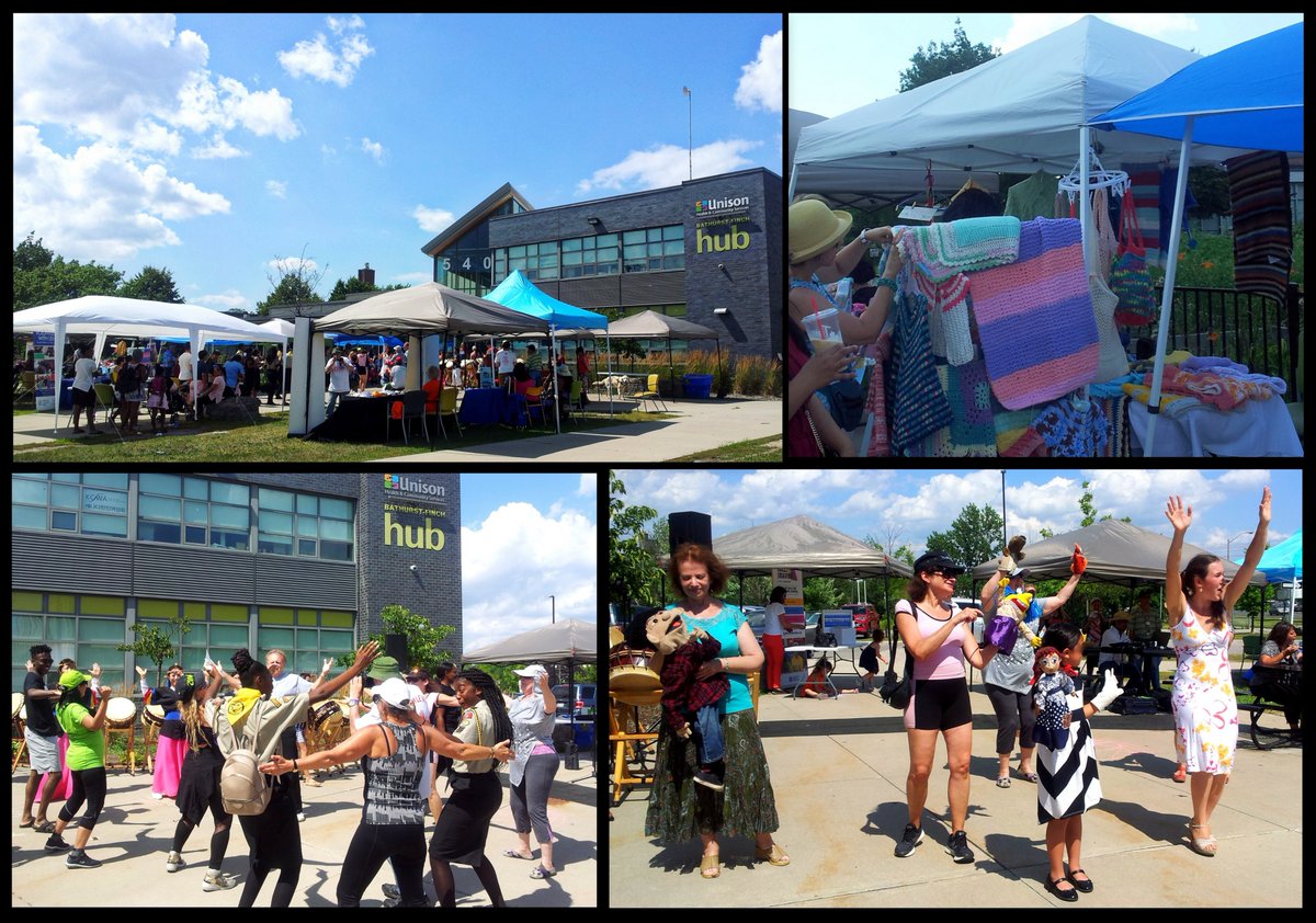 JuneejaV's tweet photo. Resident-led Bathurst-Finch Women's Group hosts a great and lively neighbourhood festival at the Bathurst-Finch Hub (supported by @UnisonHCS_BF)! @UWGreaterTO #CommunityComesTogether https://t.co/j9w2yO1mW1