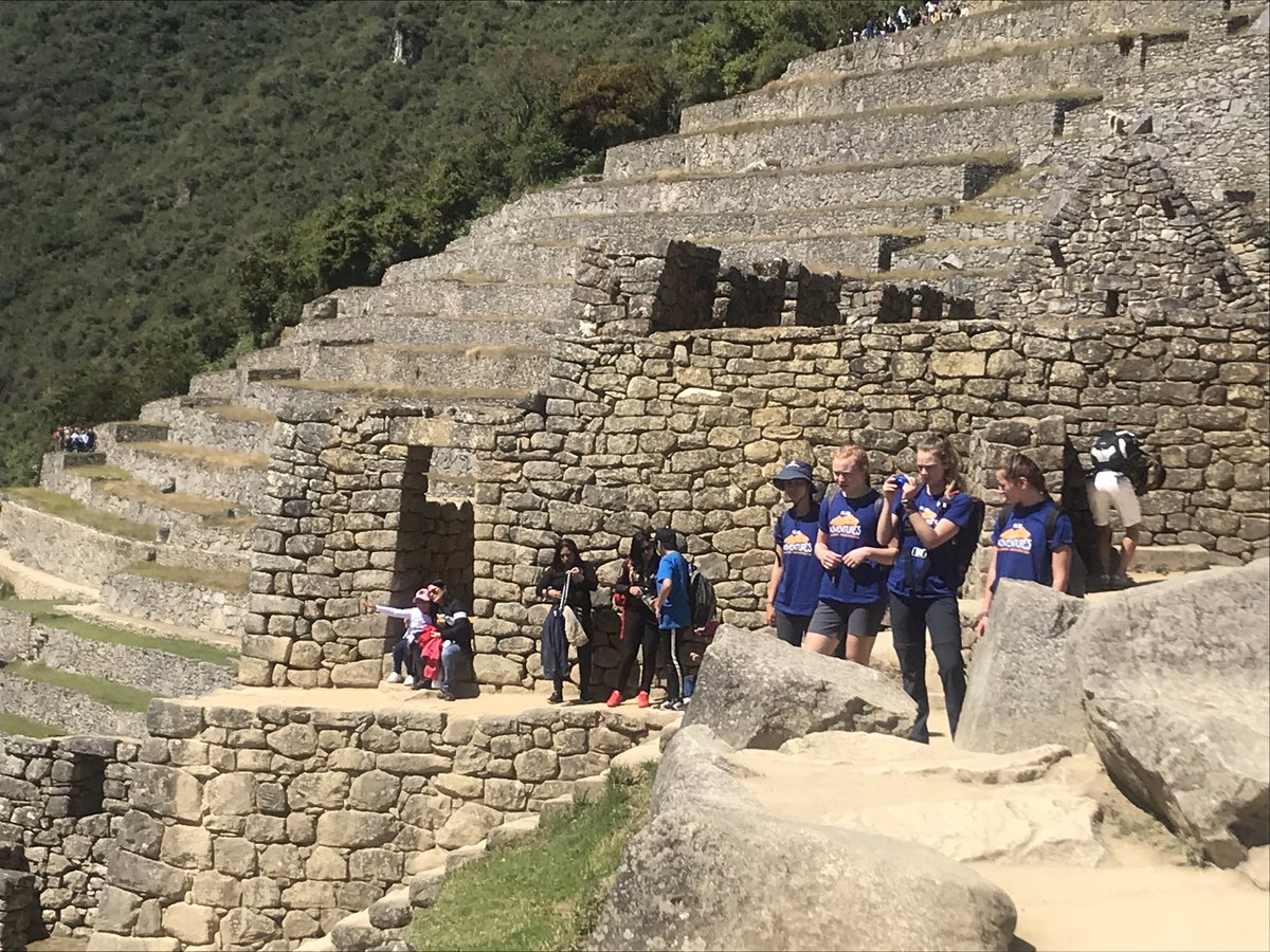 SHSExpeditions's tweet photo. It’s time for the picture you’ve all been waiting for- at the top of Machu Picchu! The 4am start was well worth it! @surbitonhigh #SHSPeru2019 https://t.co/GHCxZiRjdm
