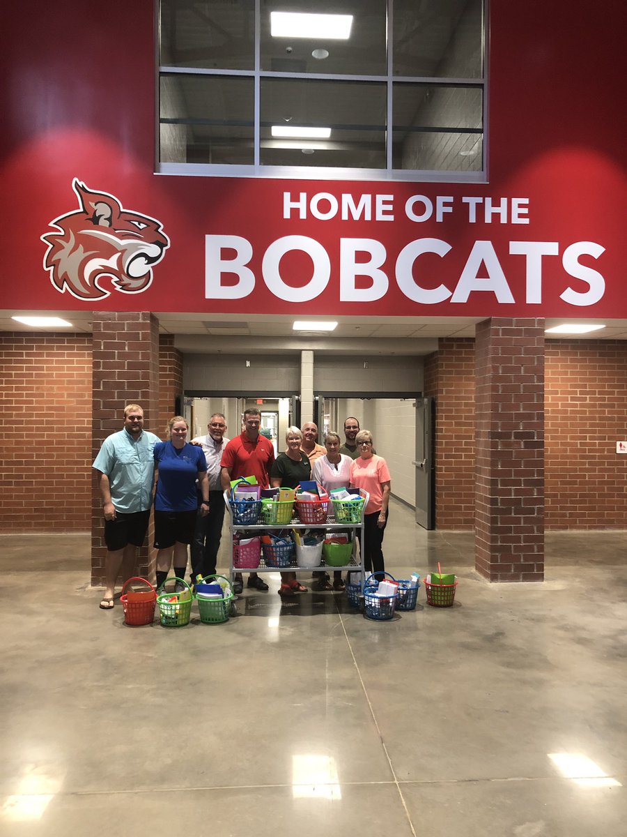 Thank you to Burns Church of Christ for donating teacher supplies to BMS!!!! #BobcatFamily #CommunityMatters