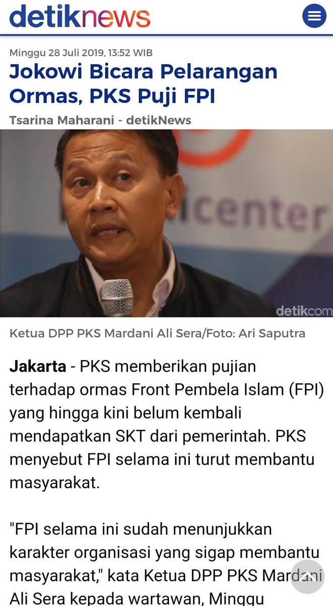 rizieqdivist's tweet photo. Birds of feather flock together.

FPI = bergerak di JALAN, menciptakan citra Islam yg keras
HTI = bergerak di PENDIDIKAN, mengkader calon intelektual, birokrat dan teknokrat
PKS = bergerak di PARLEMEN mengawal perundangan &amp; isyu agama guna menekan pmrth

Ketiganya PRO KHILAFAH https://t.co/KMN75a8NDg
