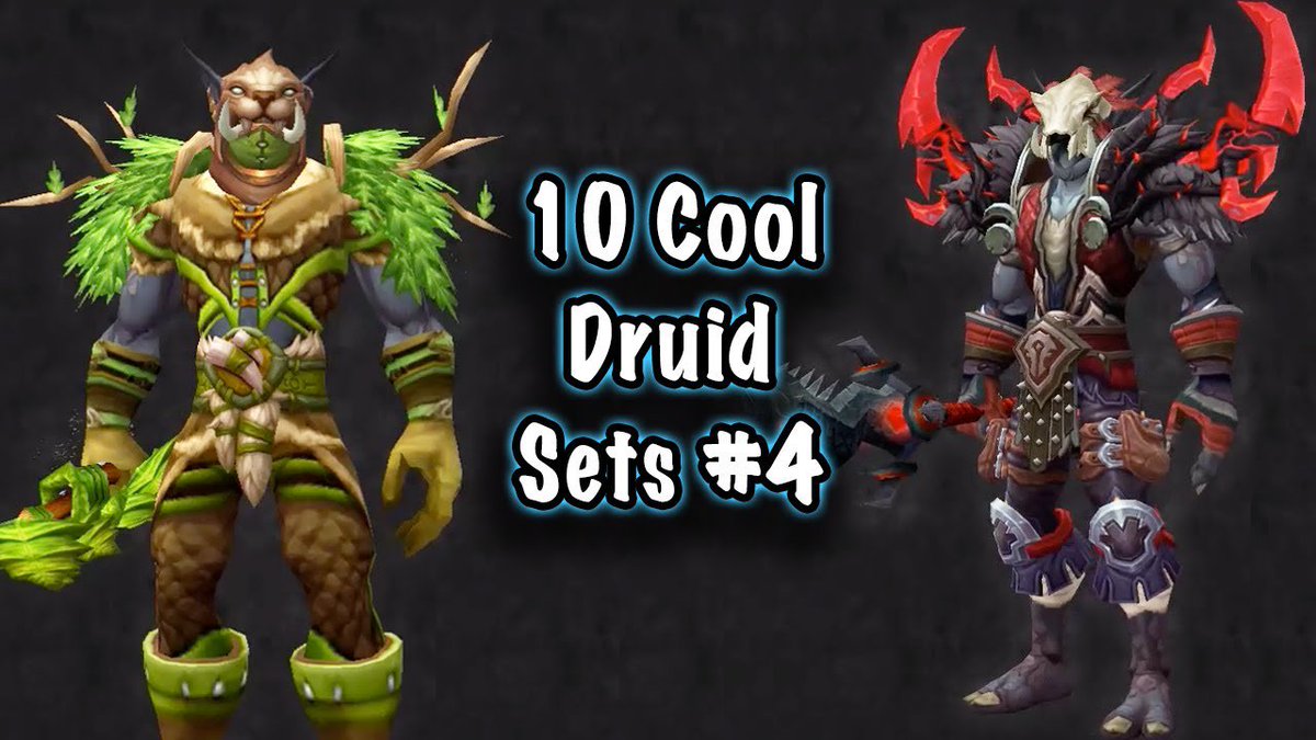 Jessiehealz - 10 Cool Druid Transmog Sets #4 (World of Warcraft) Link: http