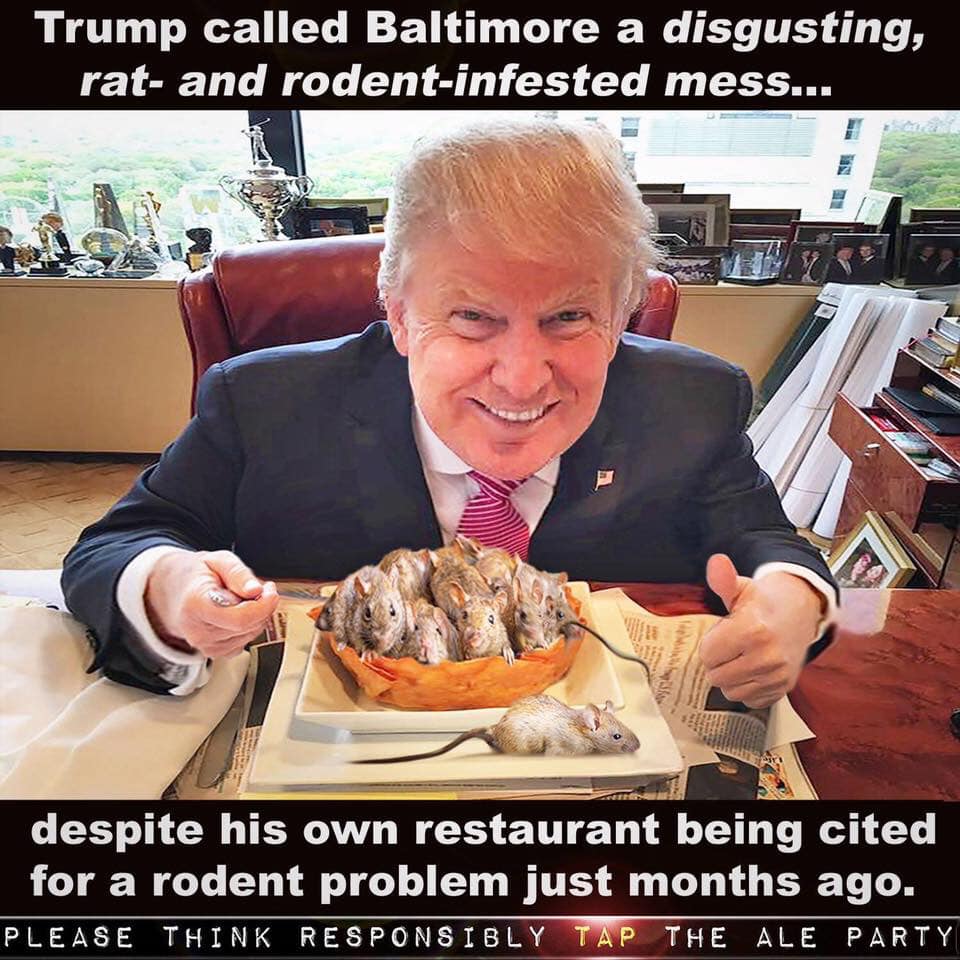 StopTrump2020's tweet photo. #FactsMatter #RodentCompetition https://t.co/iEfLhEiJg2