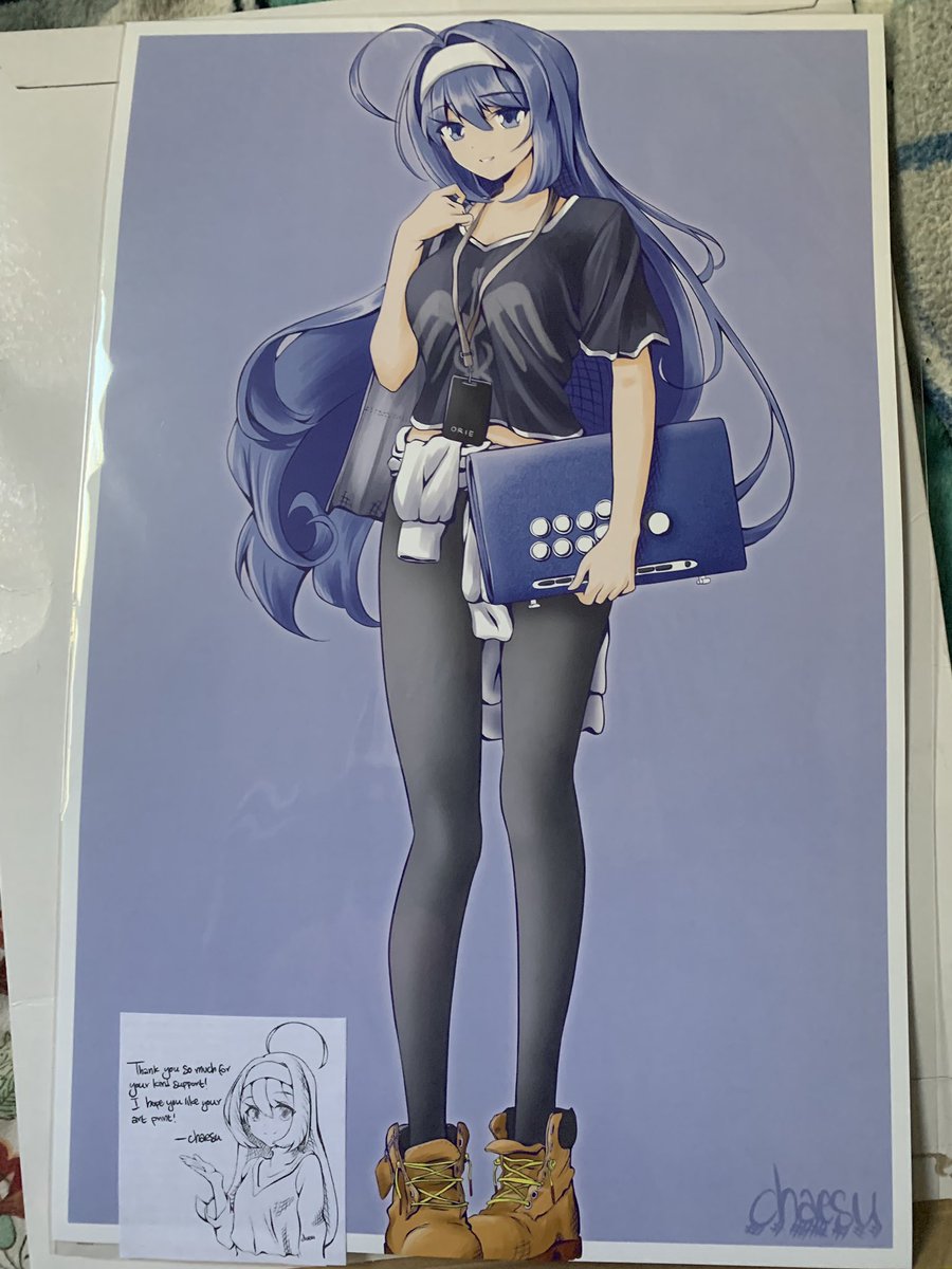 lenninade19's tweet photo. Got my print from @chaesuart , Orie looks so cute and amazing! Definitely going to be putting this up! His work is always a blessing ๐ #fanart #chaesuart #orie #unist https://t.co/UYRUSWScCD