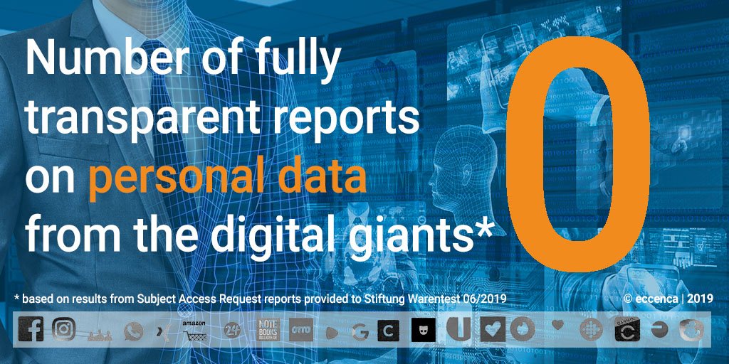 eccenca's tweet photo. Come on, @AppleSupport @facebook @WhatsApp @instagram & @amazon ! We know you have powerful #KnowledgeGraphs on all #personaldata. Put it to good use and give people a meaningful, comprehensive #GDPR report. #KnowledgeGraphs are made to deliver contextual data.
#GDPRSolutions https://t.co/qhWsewFWTP
