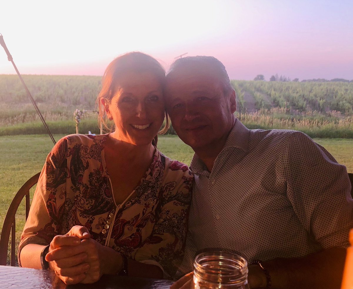 Sipping Pinot rose at Westcott winery.  Memorable night!