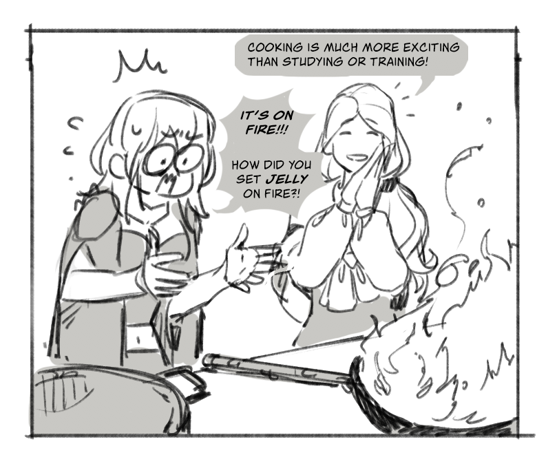 Some FE:th moments (that burning pan cracks me up each time)
????????? 
