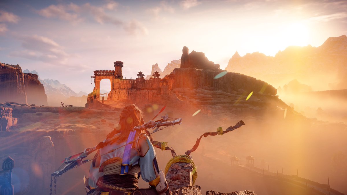 SirCharlesGames's tweet photo. Dusk after the battle  #HorizonZeroDawn https://t.co/al1cmZQdcd