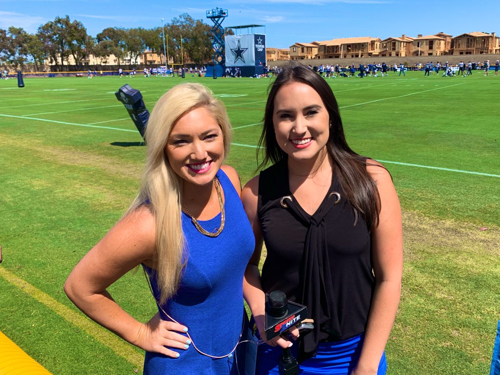 Our kind of Sunday Funday🏈

Day 2 of #CowboysCamp and the storylines just keep coming. Still no Zeke but hear from <a href="/dak/">Dak Prescott</a> and OC Kellen Moore on his absence. <a href="/TorresAdrianaTV/">Adriana Torres</a> @Sports2NiteTV