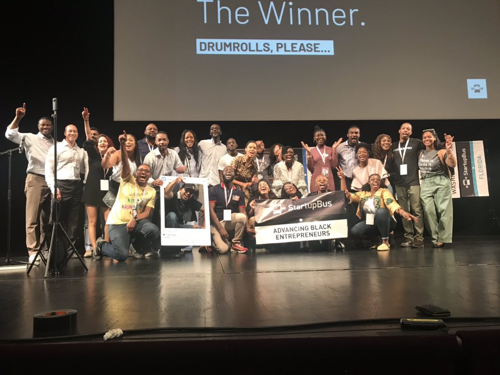 And that’s a wrap! Thank you <a href="/TheStartupBus/">StartupBus</a> <a href="/MadelenaMak/">Madelena Mak @madelena@mastodon.online</a> <a href="/colleenwong/">Colleen Wong</a> for such an inspiring event. Congrats to the #buspreneurs, especially Matchstick, Hyve, SmallStreet &amp; the Advancing Black Entrepreneurs bus. Good luck all &amp; awesome work!🎉🚎🎊#StartupBusSummit #StartupBus2019