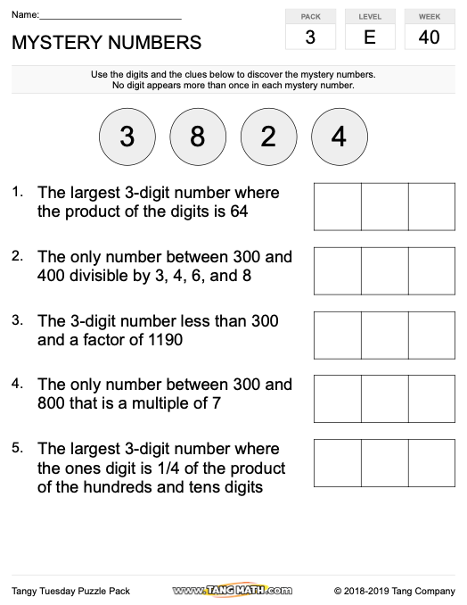 gregtangmath's tweet image. Problems like these are designed to EVENTUALLY be mental math problems. Do they look daunting? Sure they do. But not if we develop kids number sense properly. These puzzles are great for math centers because they are easily differentiated by filling in a number or two or three!