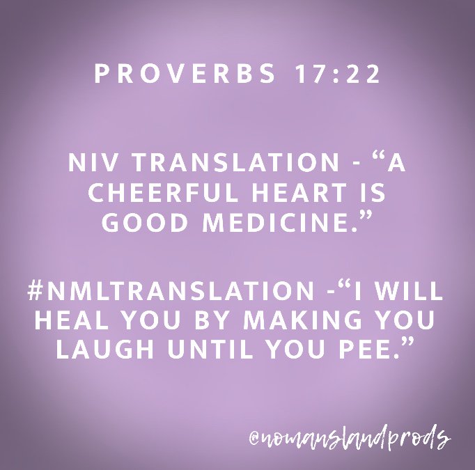 NoMansLandProds's tweet image. #simplesunday, #proverbs1722, #laughtillupee