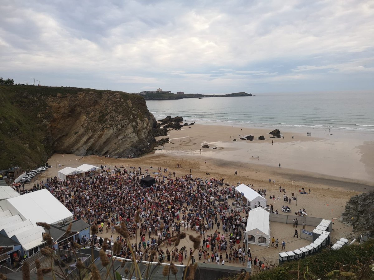 #lustyglaze <a href="/LustyGlazeBeach/">Lusty Glaze Beach</a> #ibiza #djswitch #sundowner #newquay