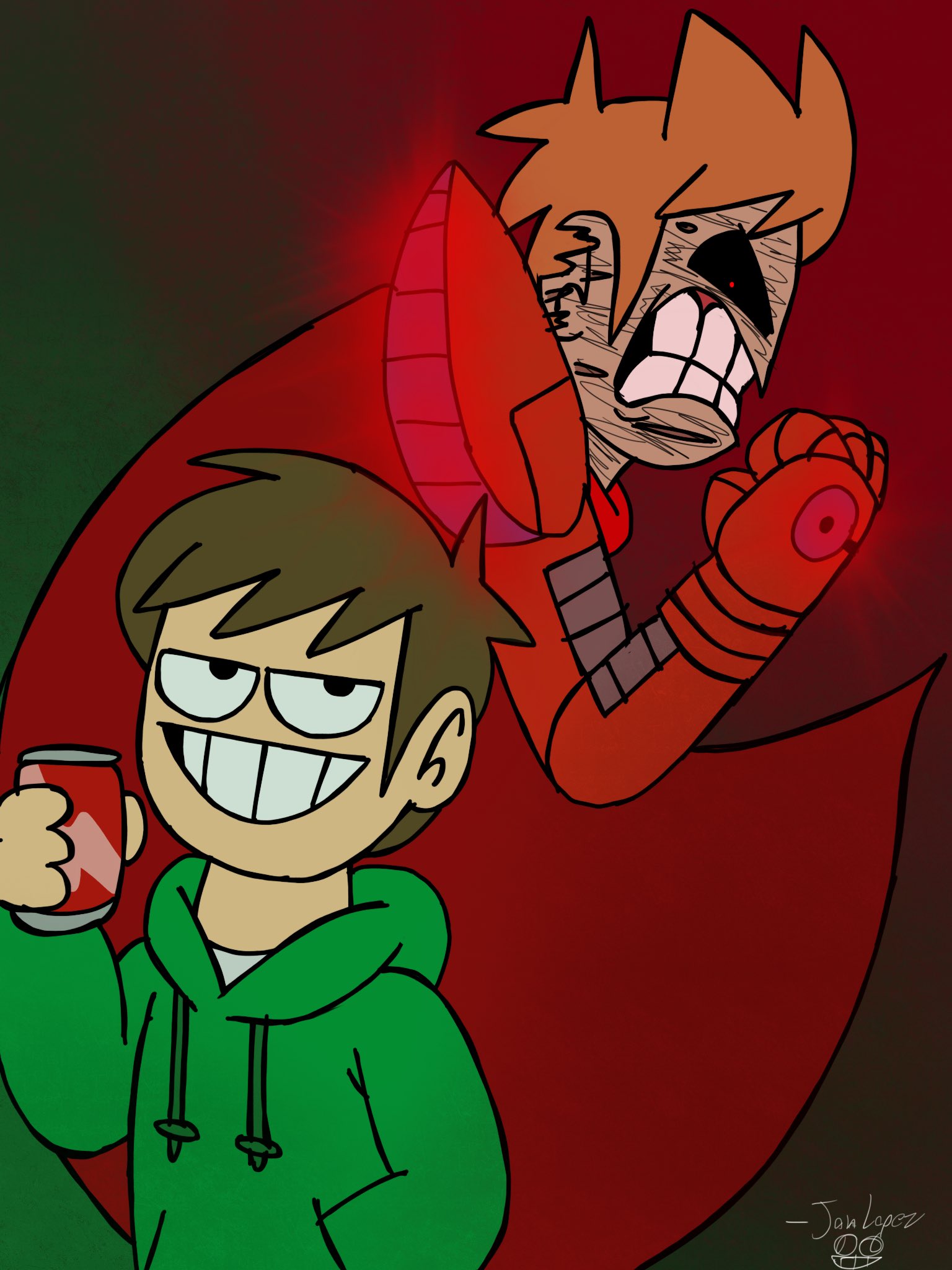 Jon Lopez on X: Experimenting with Matt wardrobe. @Eddsworld   / X