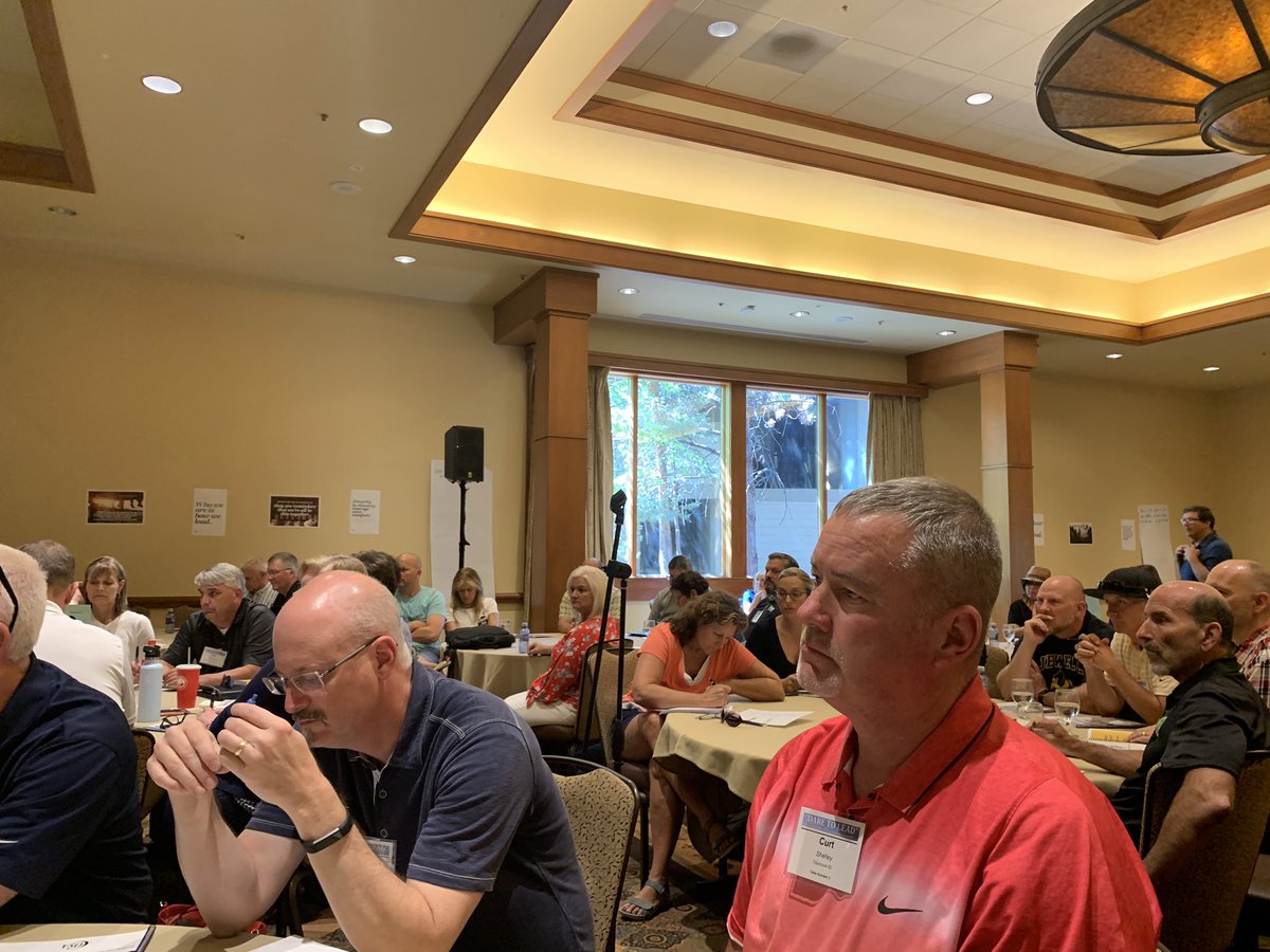 Affirming my belief that leadership is not about titles, status, or power through the work of <a href="/BreneBrown/">Brené Brown</a> work at the <a href="/COSALeaders/">COSA</a> Summer Retreat #DareToLead #LeadLearners