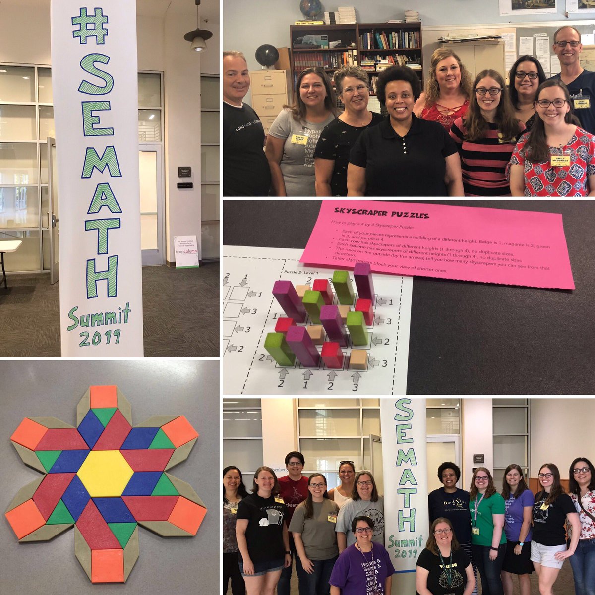 EMcDonaldEDU's tweet photo. Reflections from the #SeMathSummit this weekend:
-use @Desmos Activity Builder for assessments
-be mindful of equity in our classrooms/schools to ensure education for all
-the importance of play and inclusion to reduce student math anxiety
Looking forward to #SeMathSummit 2020! https://t.co/zPJtEIQiEQ