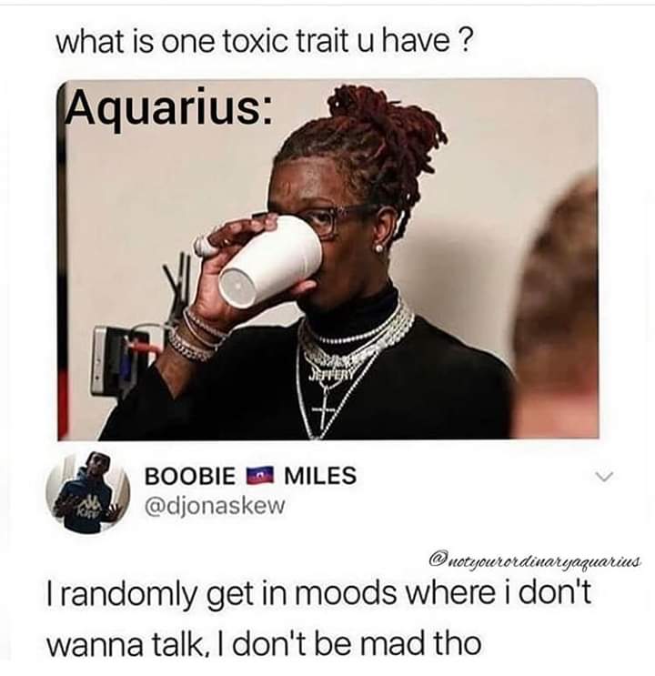 Sugar2_Sweet's tweet photo. This is not toxic just misunderstand. #Aquarius #Aquarians #nevermad https://t.co/zk3WLUGVJF