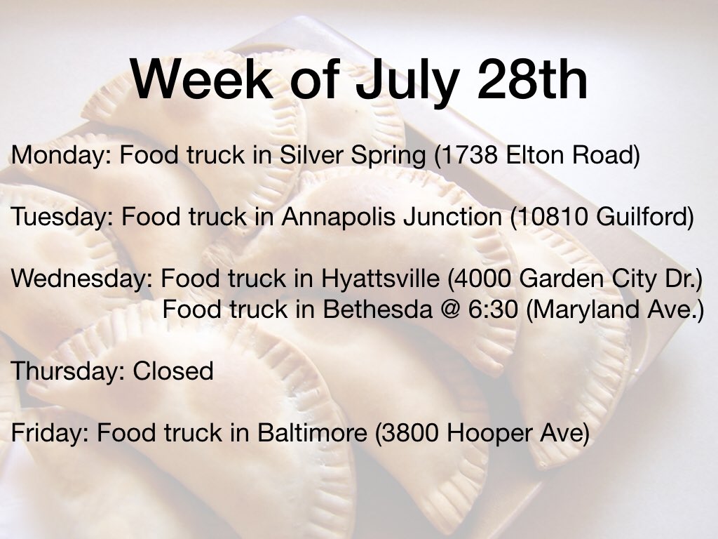 From Hyattsville to Baltimore, we’re showing Maryland a lot of love this week. Hope to see you out there! #foodfamilyfun